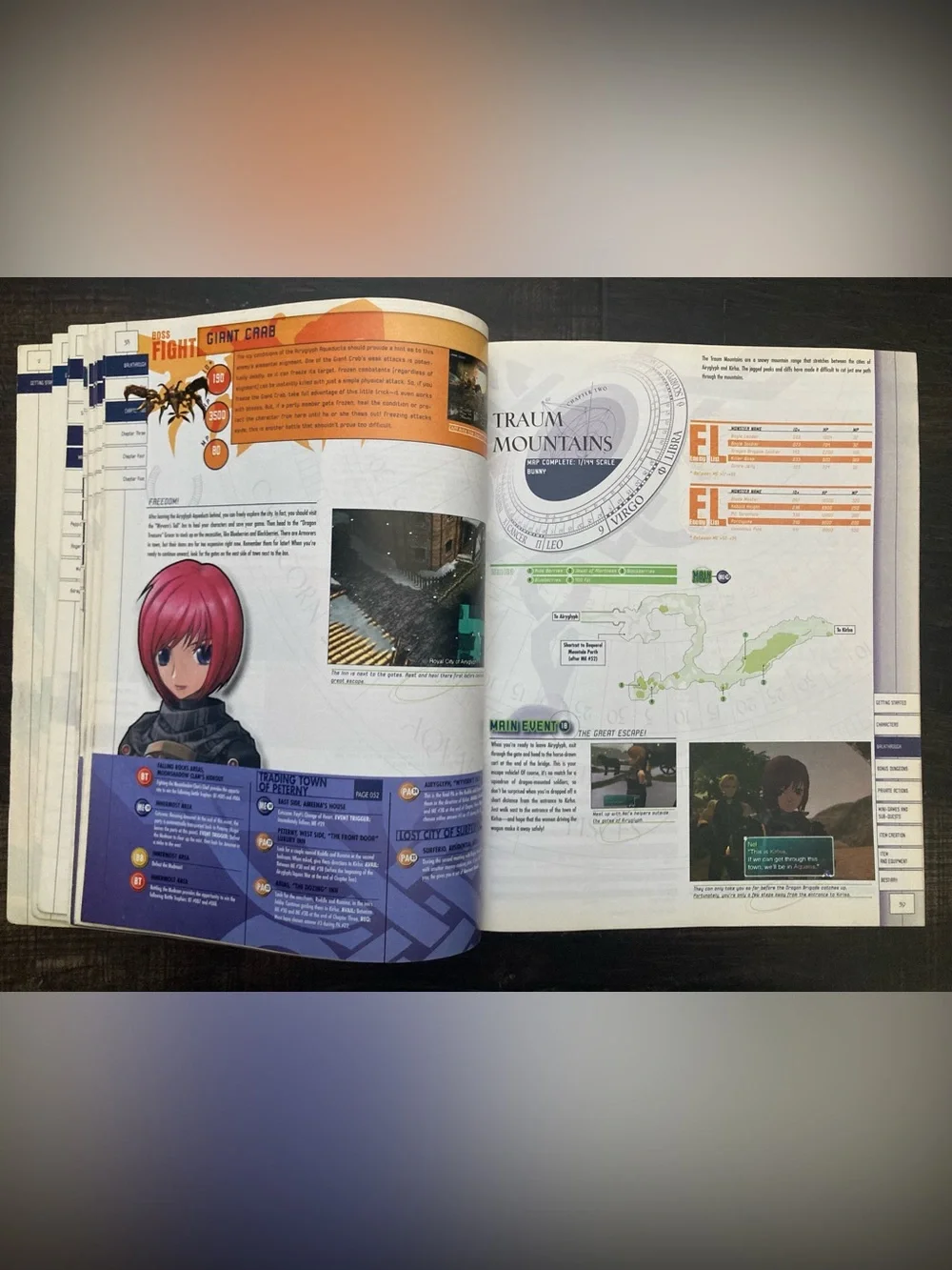 Star Ocean Till the End of Time Strategy Guide with Foldout
